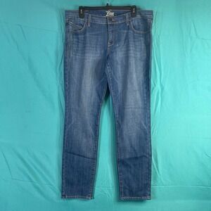 Old Navy The Diva Jeans Womens Size 14 Regular Blue Wash Denim Straight Leg